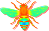 Bee Mix Color Image